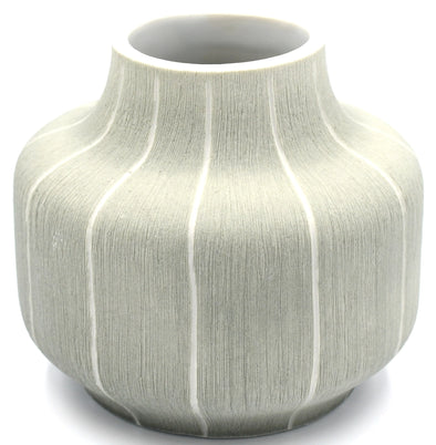 Diana Mini S Grey Porcelain Bud Vase