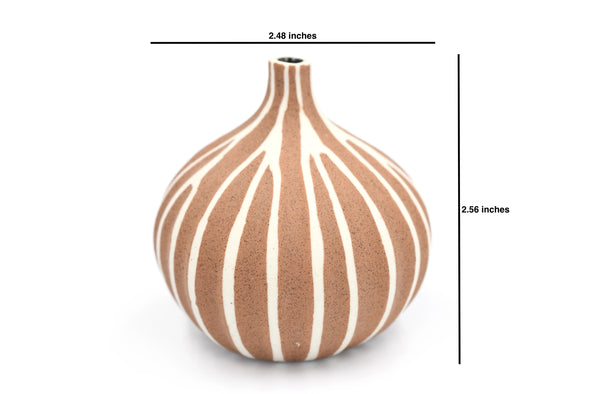 Congo Tiny S Terra Porcelain Bud Vase