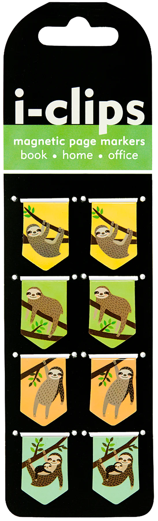 Sloths i-clips Magnetic Page Markers