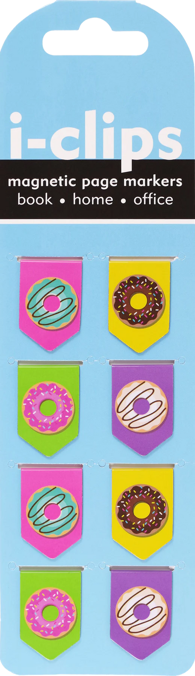 Donuts i-clips Magnetic Page Markers