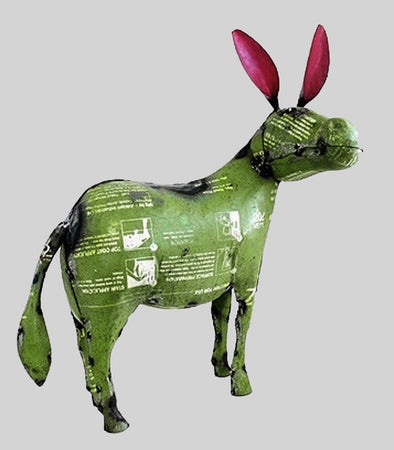 Donkey Large Recycled Metal