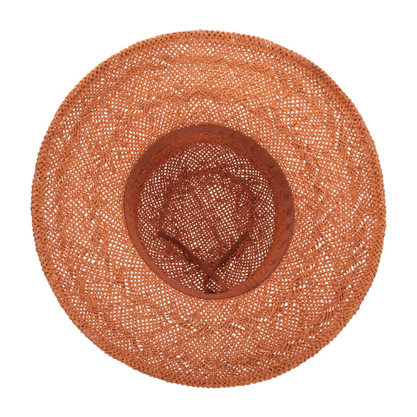 Dimas - Round Crown Sun Hat in Rust