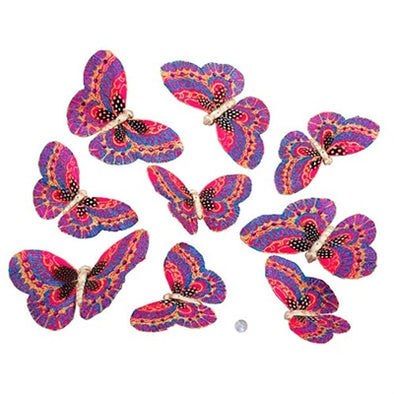 Royal Fuchsia Butterfly Garland