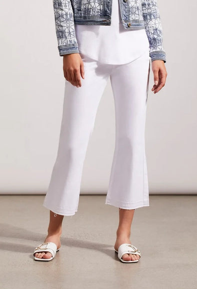 Sophie Curvy Crop Jeans in White