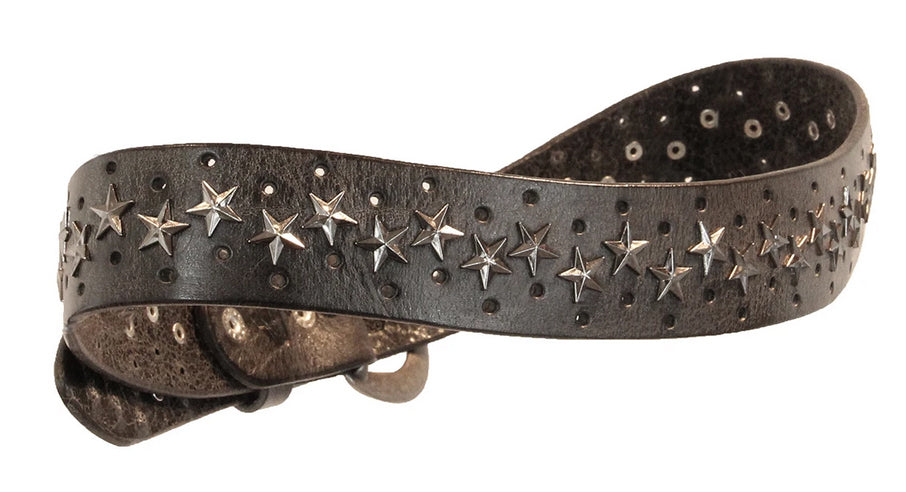 Star Curved Handmade Leather Belt – Jacque Michelle