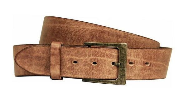 Lato Curved Handmade Leather Belt