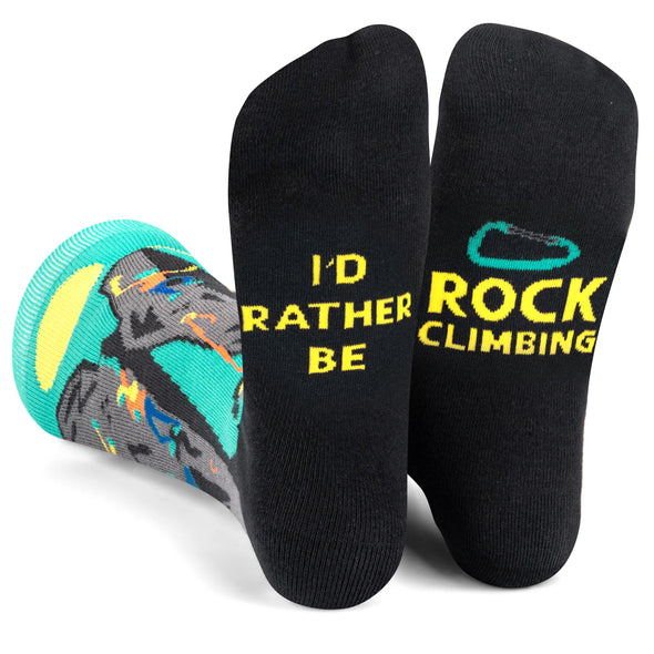 I'd Rather Be Rock Climbing Socks