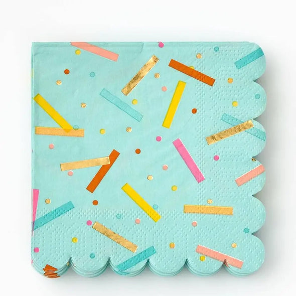 Birthday Sprinkles Cocktail Napkins Set of 8