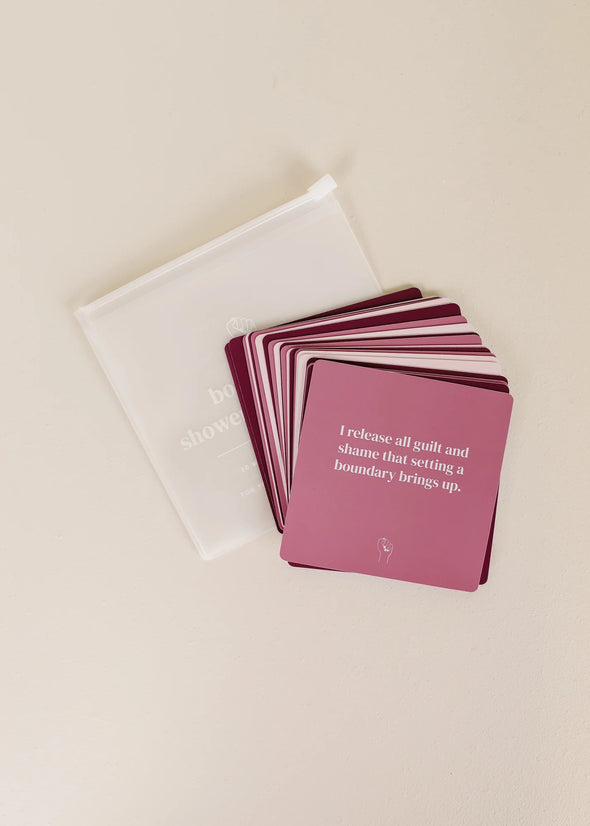 Boundaries Shower Affirmations