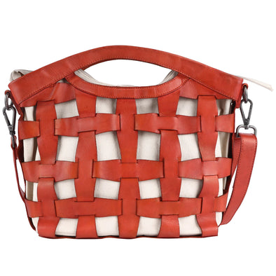 Prado Tote/Crossbody Bag in Orange