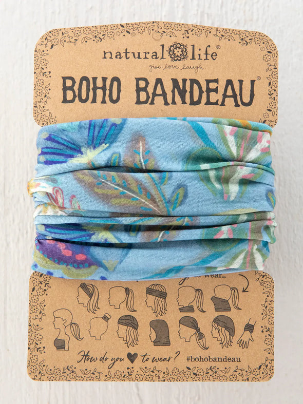 Boho Bandeau in Mandala Folk Garden