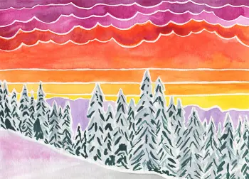 Snow Vibes Boxed Notes Set of 8