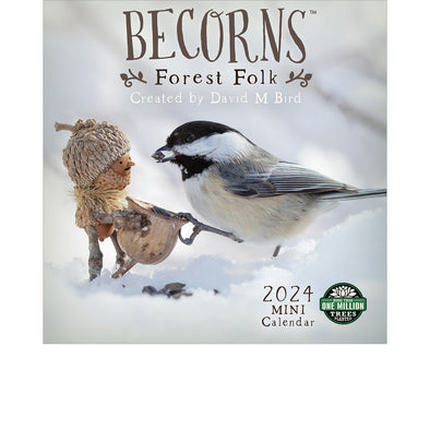Becorns 2024 Mini Wall Calendar