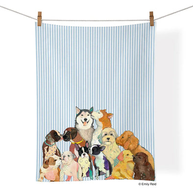 First Kiss Cotton Tea Towel