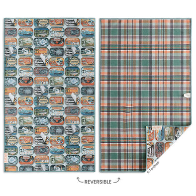 Sardines Reversible Microfiber Towel
