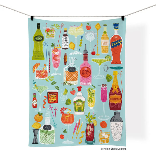 5 O'clock Somewhere 100% Cotton Kitchen Tea Towel