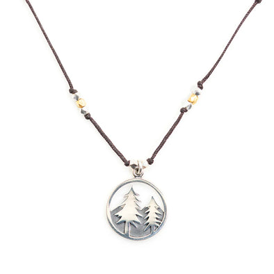 Forest Necklace in Espresso