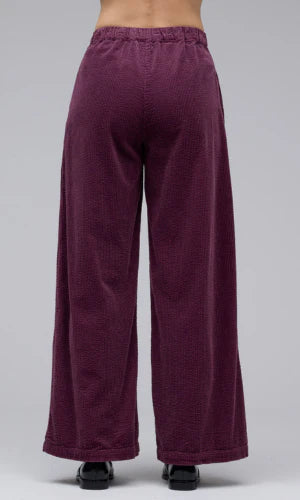 Wide Leg Corduroy Pants in Cinnabark