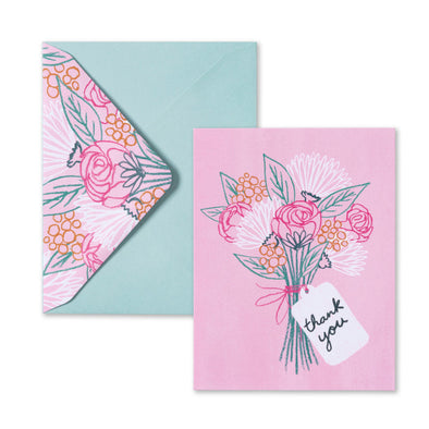 Thank You Bouquet Boxed Cards Set of 10