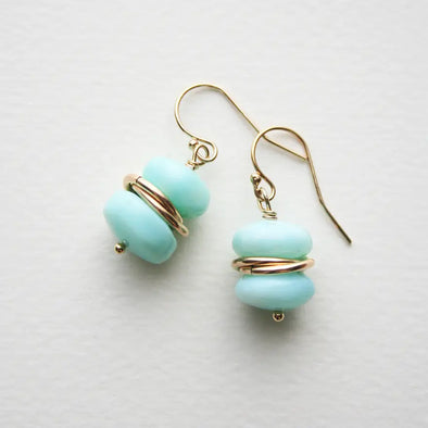Peruvian Opal Earrings