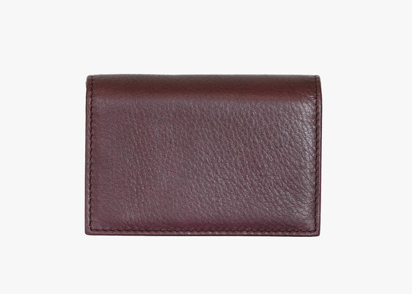 RFID Gusset Card Case in Mulberry