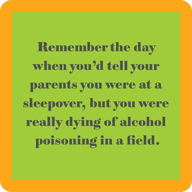 Alcohol Poisoning Coaster