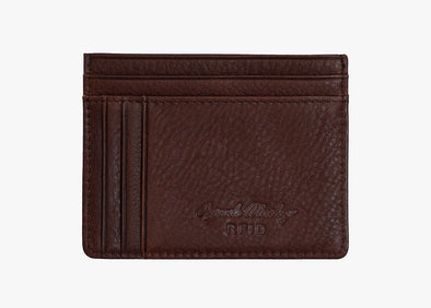 Front Pocket Card Wallet in Espresso