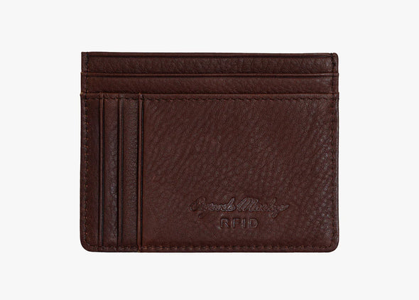 Front Pocket Card Wallet in Espresso