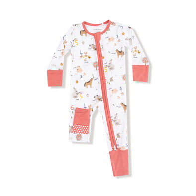 Farm Sounds Zipper Romper