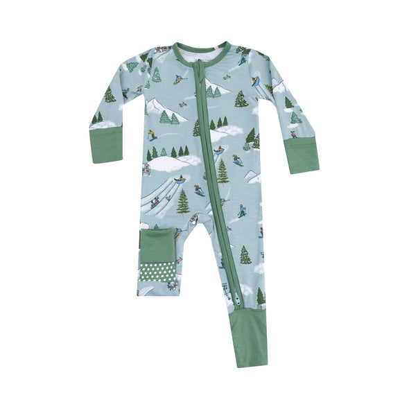 Fun Skier Zipper Romper