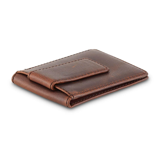 RFID Magnetic Money Clip Wallet BiFold in Black