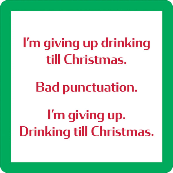 Bad Punctuation Coaster