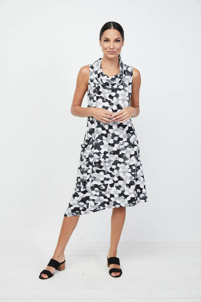 Cowl Tank Dress in Cloud
