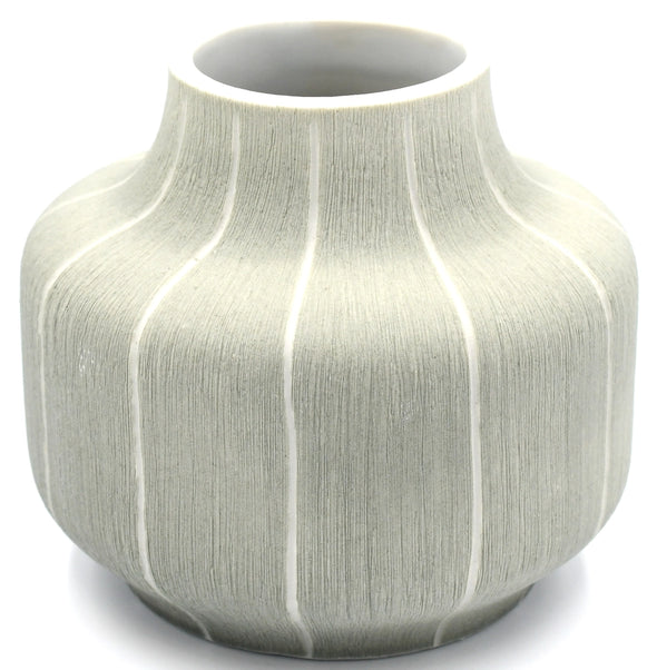 Diana Mini S Grey Porcelain Bud Vase