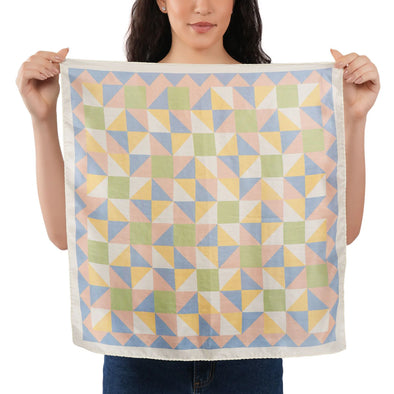 Mirage Silk Bandana in Quartz Pink