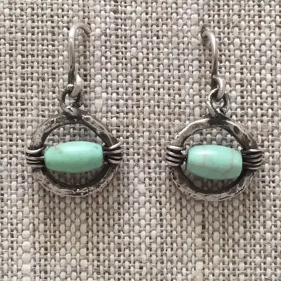 Little Mondo Sterling Silver & Turquoise Earrings