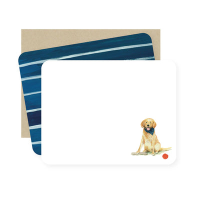 Happy Golden Lab Notes Set of 8