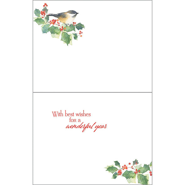 Holly Chickadee Boxed Set of 10
