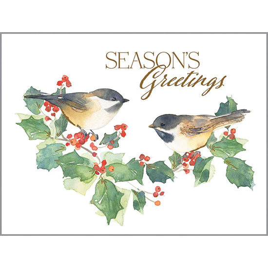 Holly Chickadee Boxed Set of 10