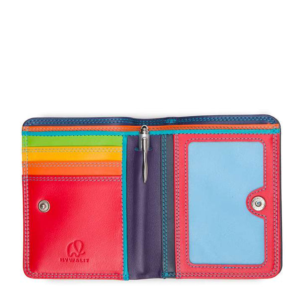 Medium Zip Wallet in Black Pace
