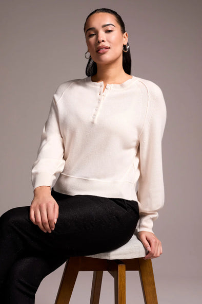 Cashmere Sweater in Moonstone