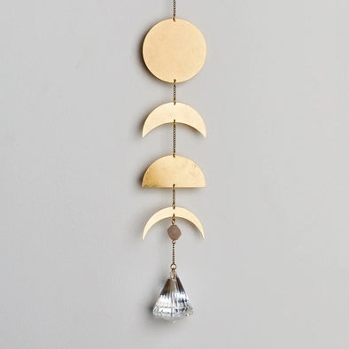 Suncatcher- Moon Phase/Moonstone
