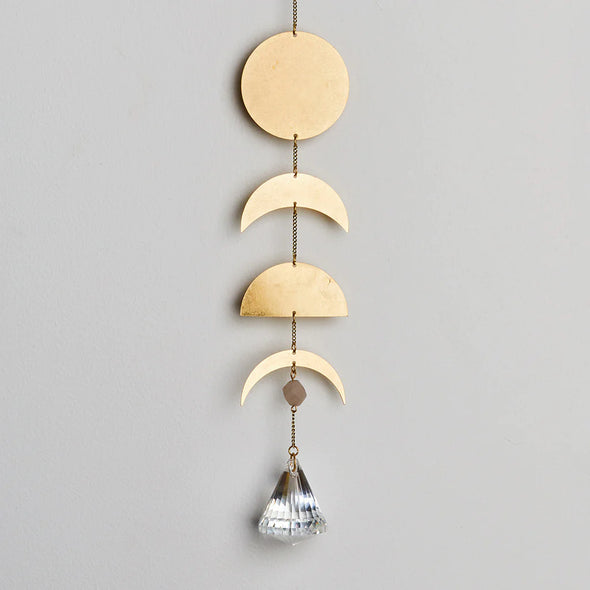 Suncatcher- Moon Phase/Moonstone