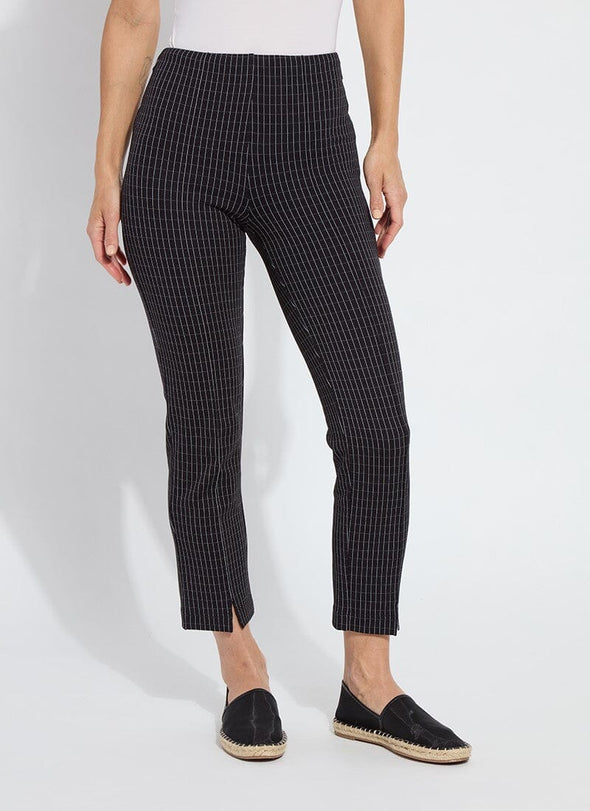 Wisteria Ankle Pant in Chic Grid