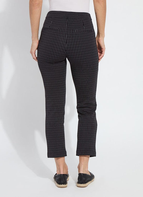 Wisteria Ankle Pant in Chic Grid