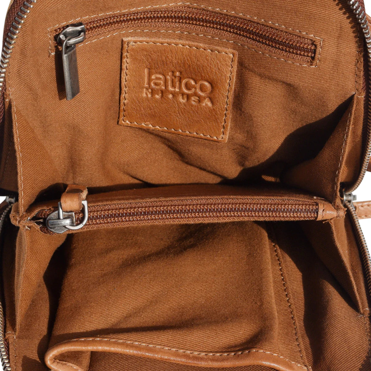 Lotus Crossbody Bag in Cognac Jacque Michelle