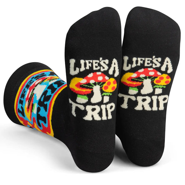 Life's A Trip Mushroom Socks