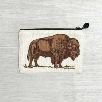 Bison Zipper Pouch Small