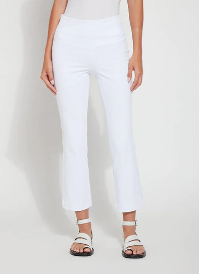 Ankle Baby Bootcut in White