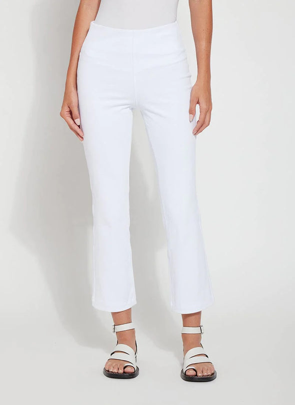 Ankle Baby Bootcut in White